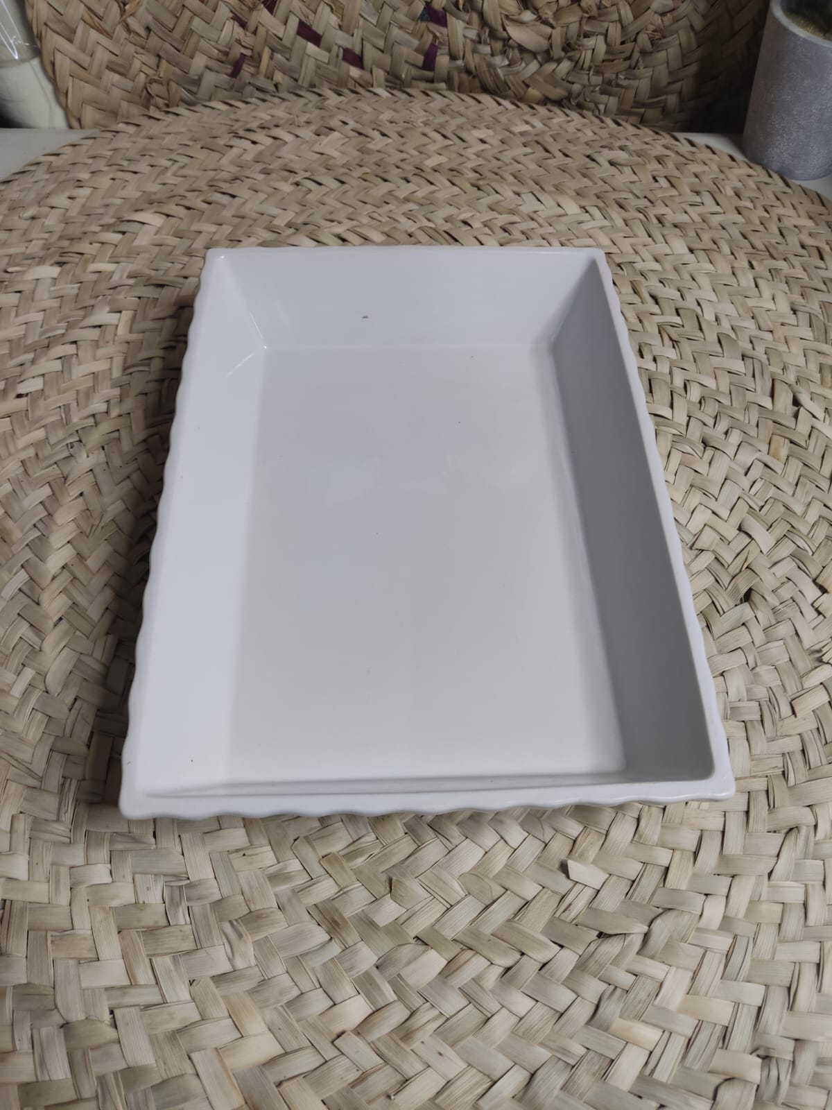 Large Porcelain Rectangular Dish Bowl styl23 - Diqqawi Plates