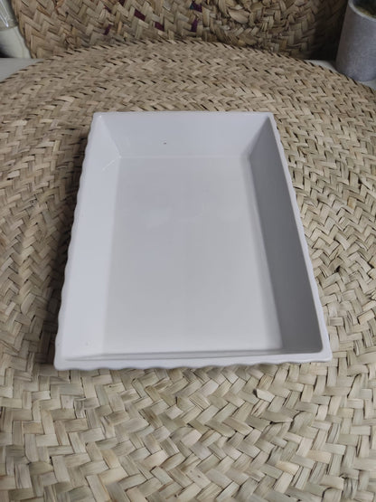 Large Porcelain Rectangular Dish Bowl styl23 - Diqqawi Plates