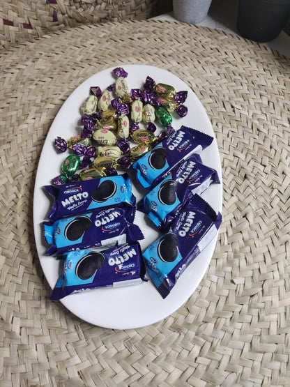 Extra Large Oval Dish plate styl3 - Diqqawi Plates