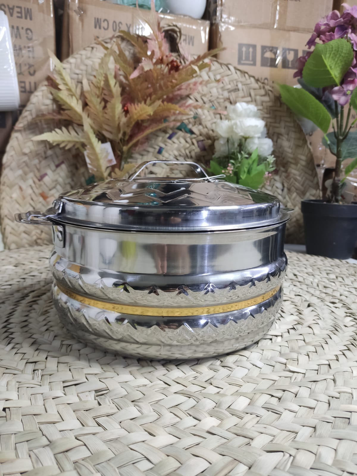 Stainless Steel New Diamond Hotpot - Diqqawi Plates