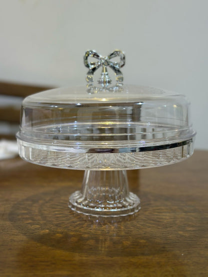 Elegant Acrylic Cake Stand with Cover