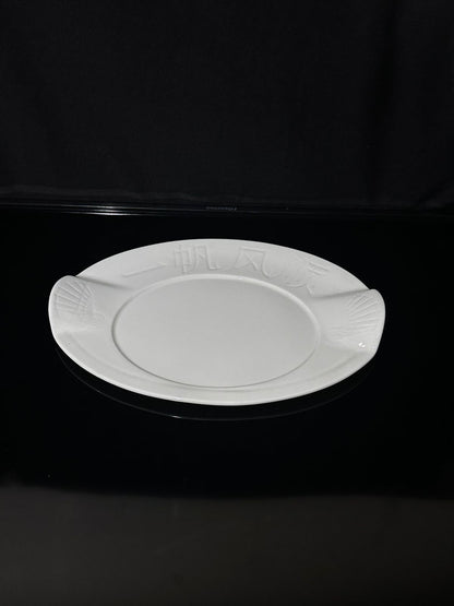 Luxury Decorated Oval White plate /tray porcelain styl7 - Diqqawi Plates