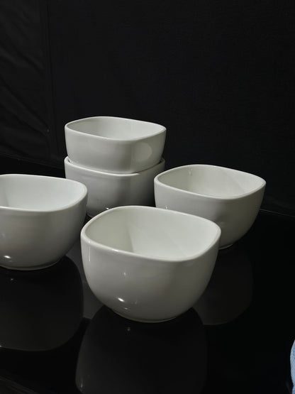 White Dish Bowl - styl-15 - Diqqawi Plates