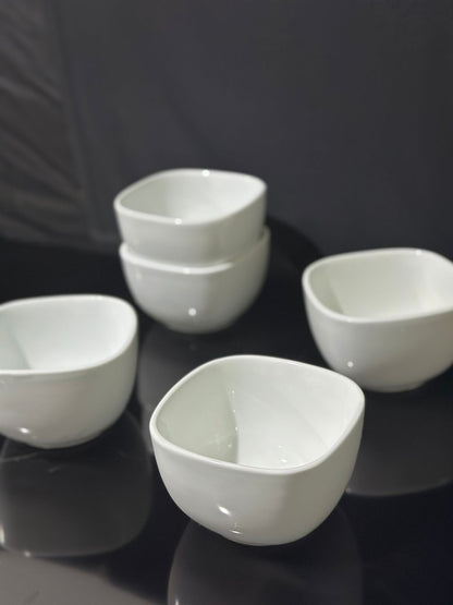 White Dish Bowl - styl-15 - Diqqawi Plates