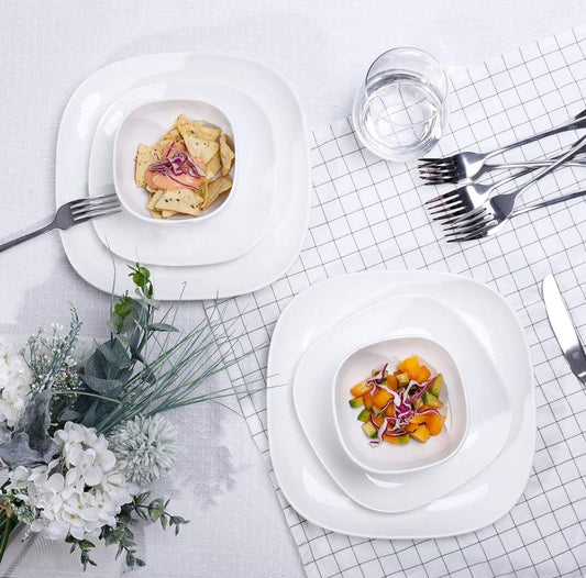 White Dish Bowl - styl-15 - Diqqawi Plates