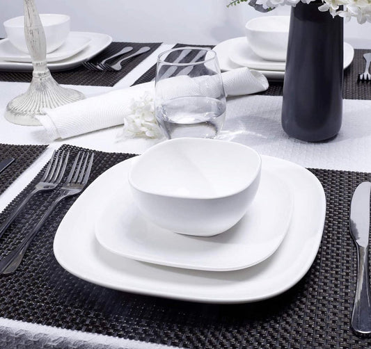 White Dish Bowl - styl-15 - Diqqawi Plates