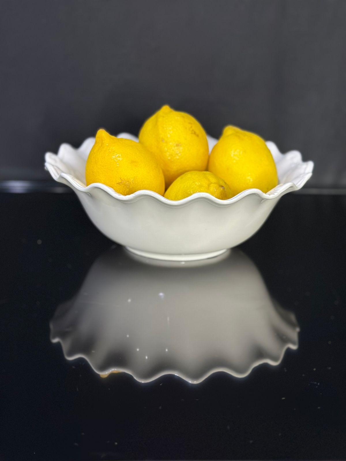 White Dish Bowl - styl-19 - Diqqawi Plates