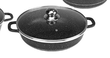 Eco-friendly Nonstick granite Low casserole 28 cm - Diqqawi Plates