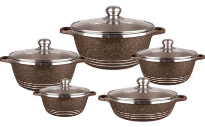 Eco-friendly Nonstick granite casserole - Diqqawi Plates