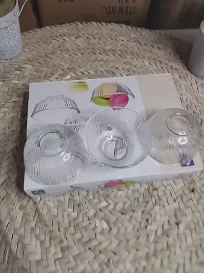 Small Glass Bowl for serving spices, peppers 5.4oz styl7