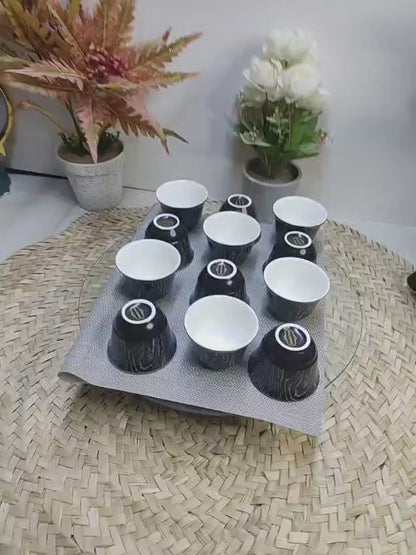 Luxury Arabic Coffee Cup Set of 12