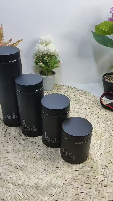 4pcs Glass Canister set