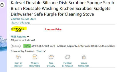 2pcs set Durable Silicone Dish Scrubber Sponge Scrub - Diqqawi Plates